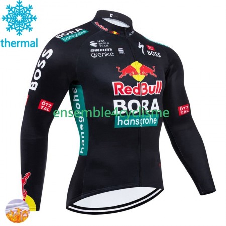 Maillot Cyclisme Hiver Thermal Fleece Bora Hansgrohe 2024 Maillot Cyclisme Hiver Thermal Fleece Bora Hansgrohe 2024